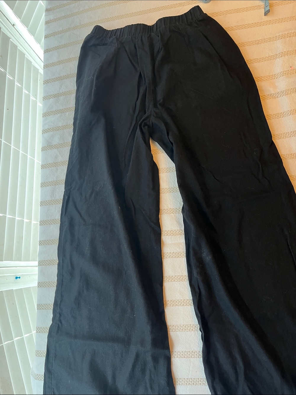 Wide-Leg Lennon Women's Lounge Pants in Black